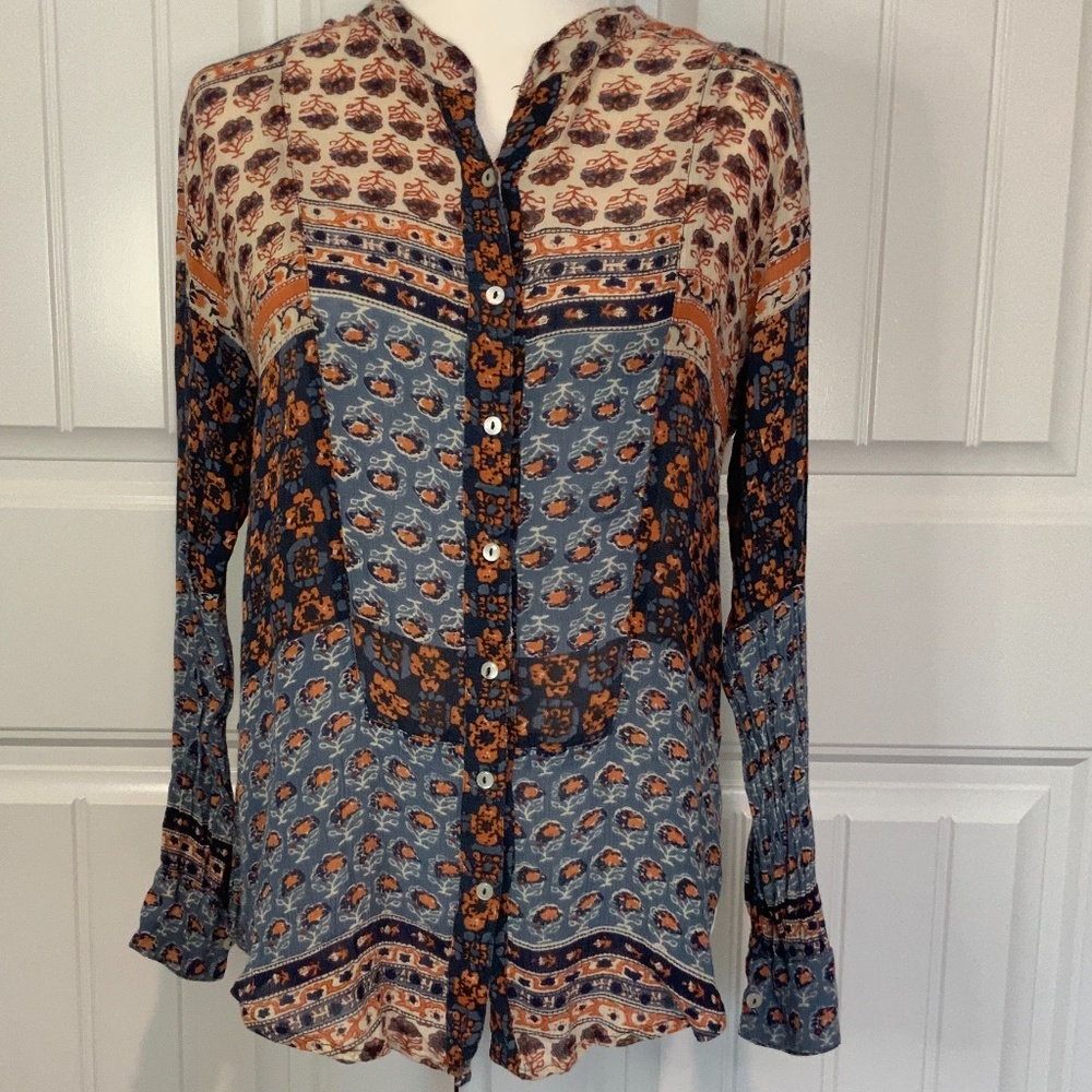 Free People Button-down graphic shirt - Picture 5 of 6